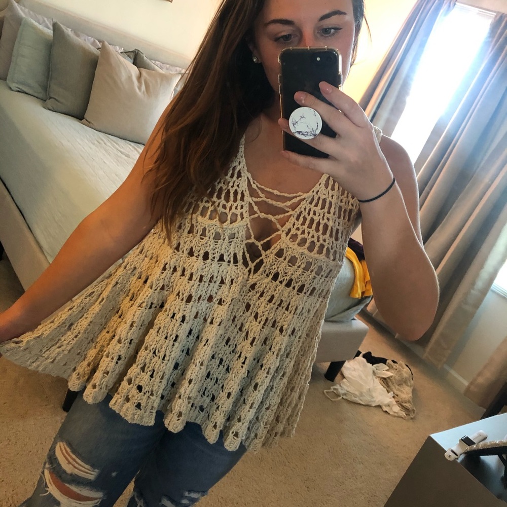 Crochet Free People Top